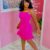 Paula Hot Pink Bodycon Dress